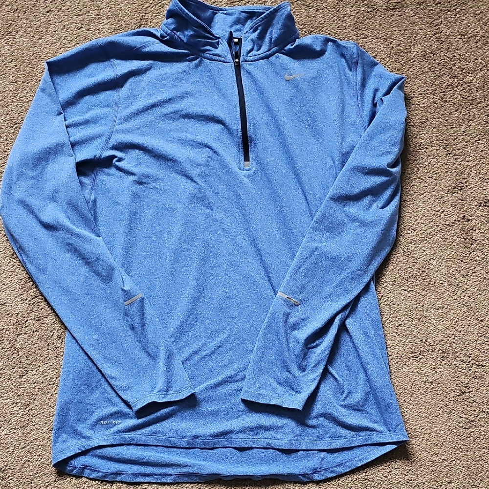 3/$15 Nike Light Blue Quarter Zip Pullover